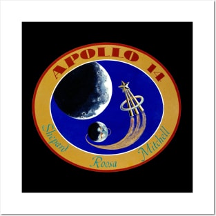 Apollo 14 mission Patch Posters and Art